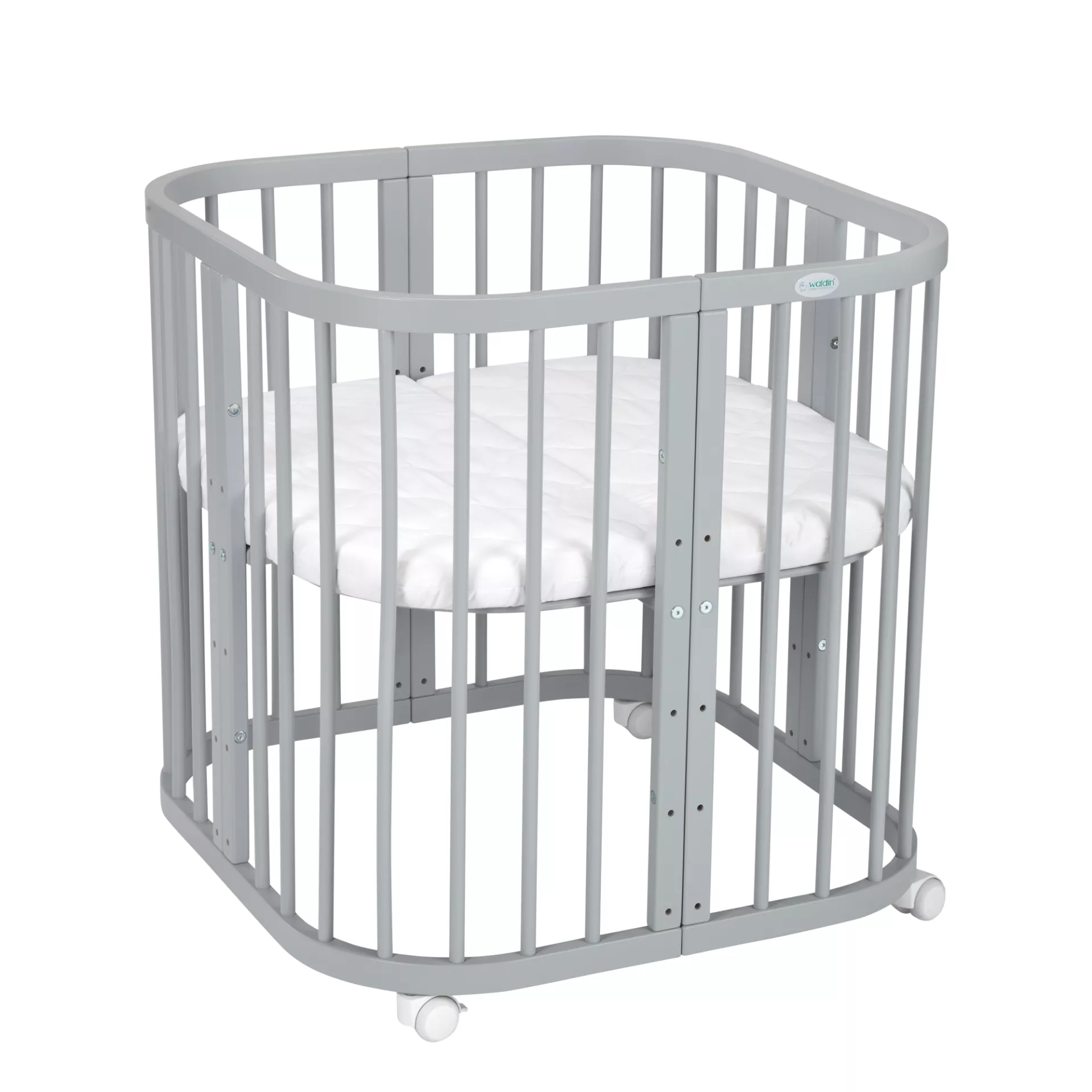 Waldin - łóżeczko 7w1 | Grey