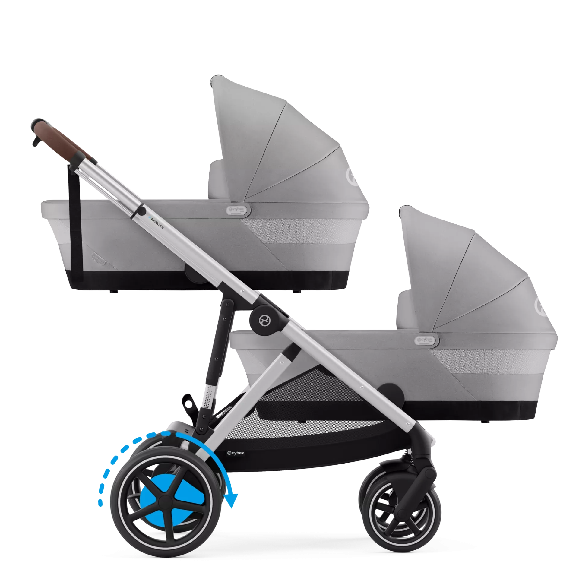 Cybex e-Gazelle S Twin | Stone Grey