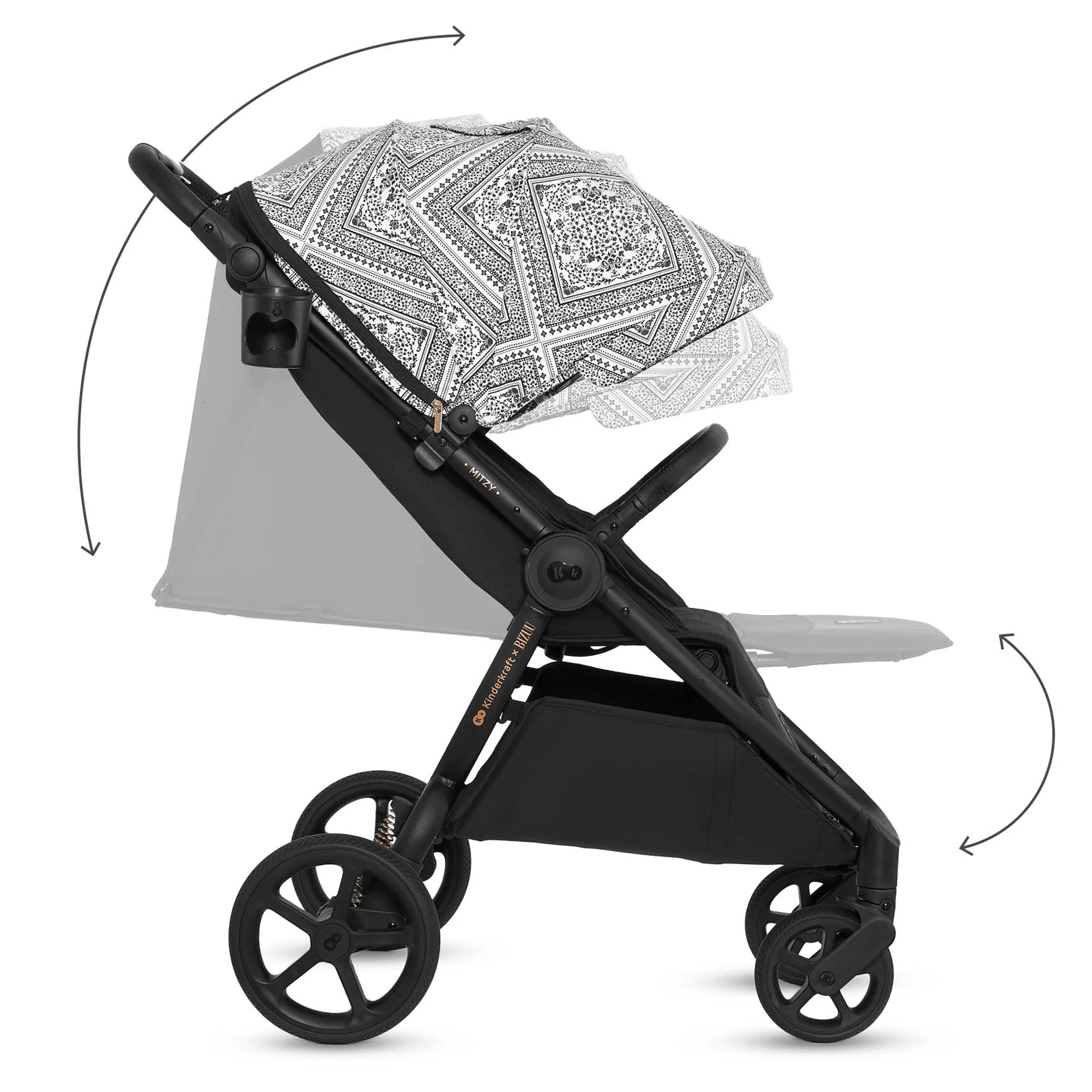Kinderkraft Mitzy | Lunar Black (Kinderkraft x Bizuu) Kinderkraft Mitzy | Lunar Black (Kinderkraft x Bizuu)