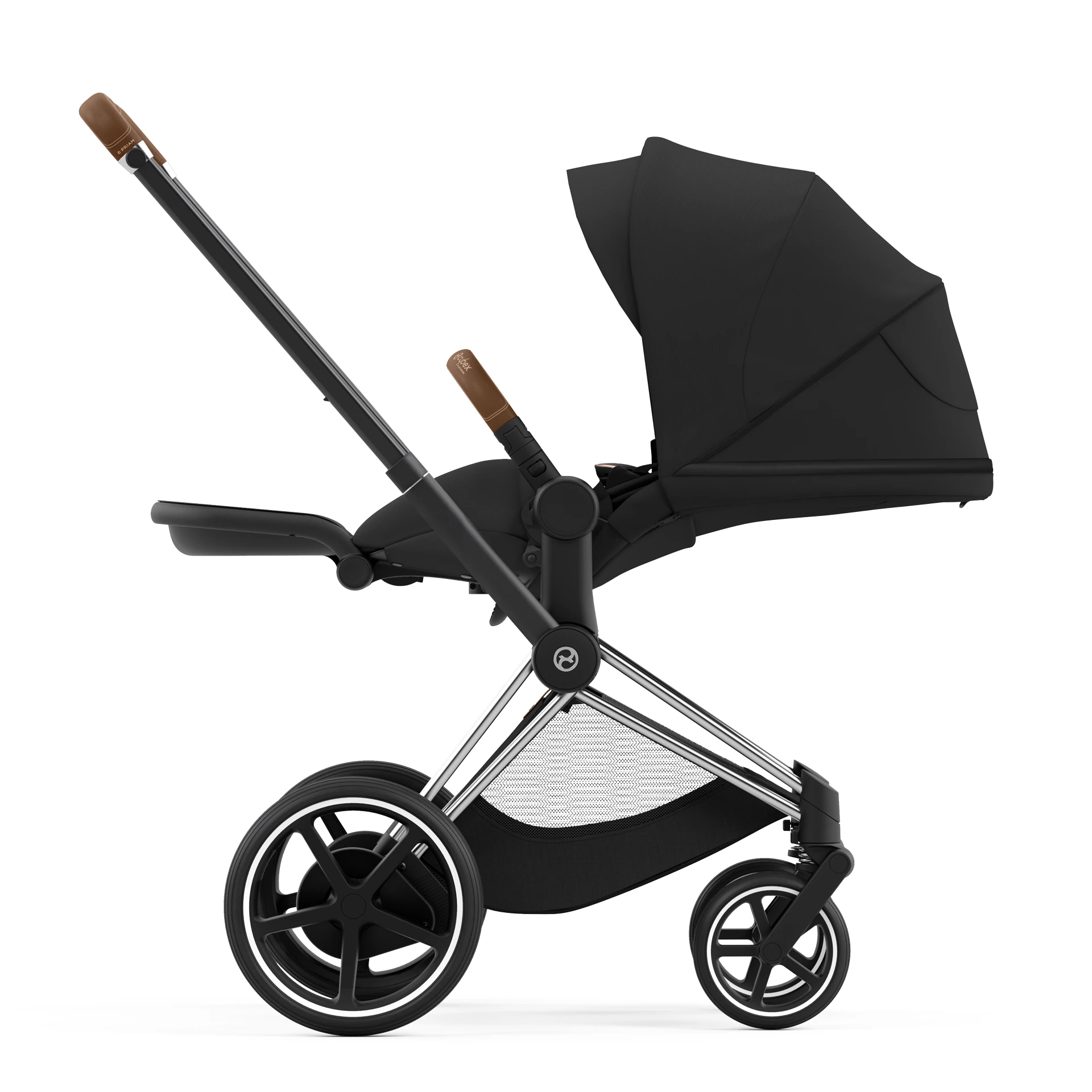 Cybex e-Priam 4.0 - 2w1 | Sepia Black (Chrome Brown Frame)