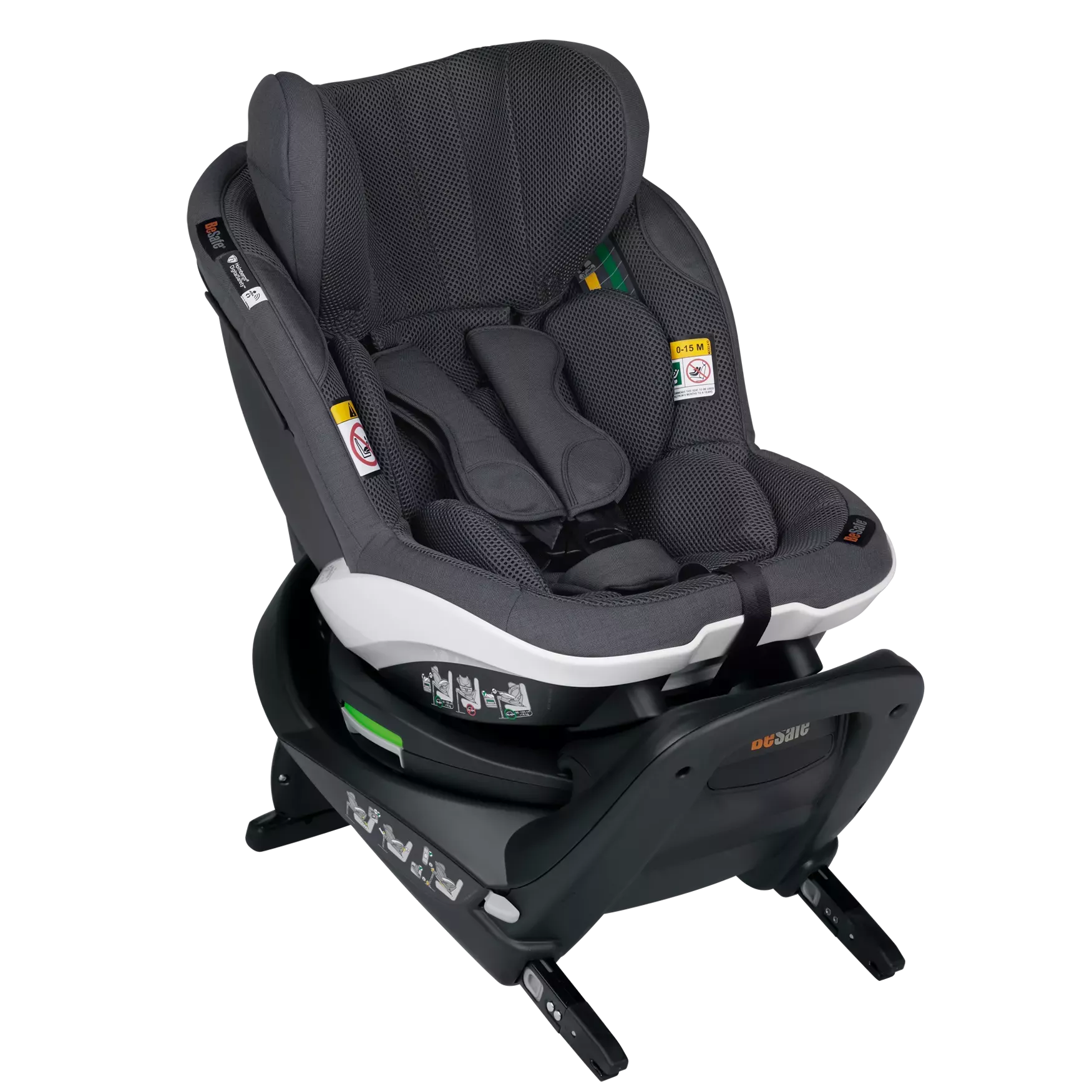 BeSafe iZi Turn M i-Size | Anthracite Mesh