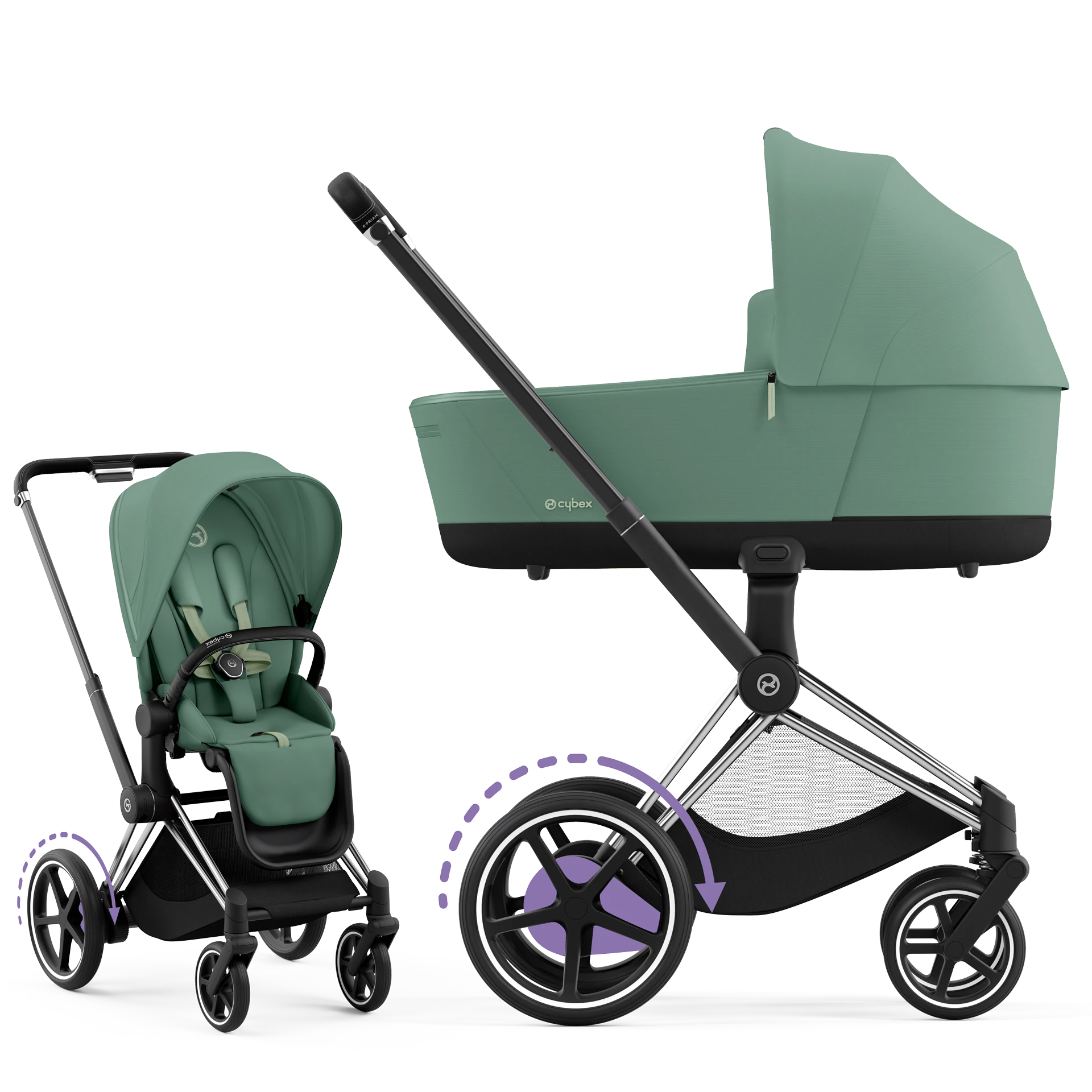 Leaf Green (Chrome Black Frame)