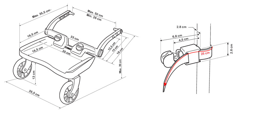 dostawka lascal buggyboard mini
