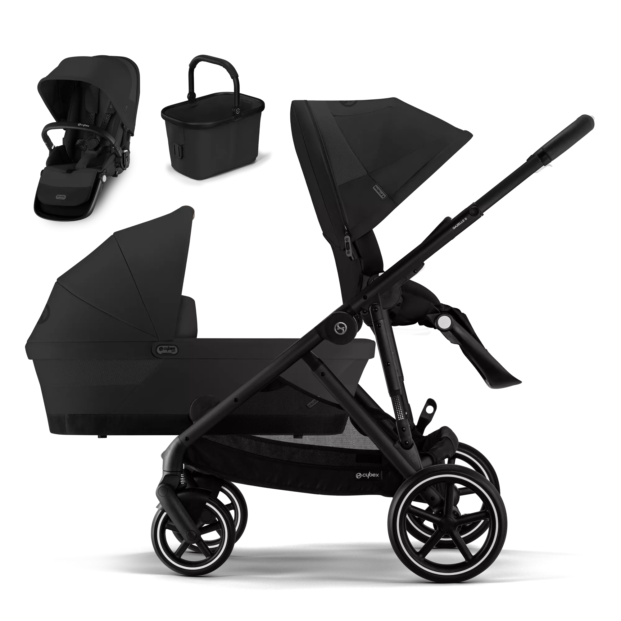 Cybex Gazelle S Duo | Moon Black