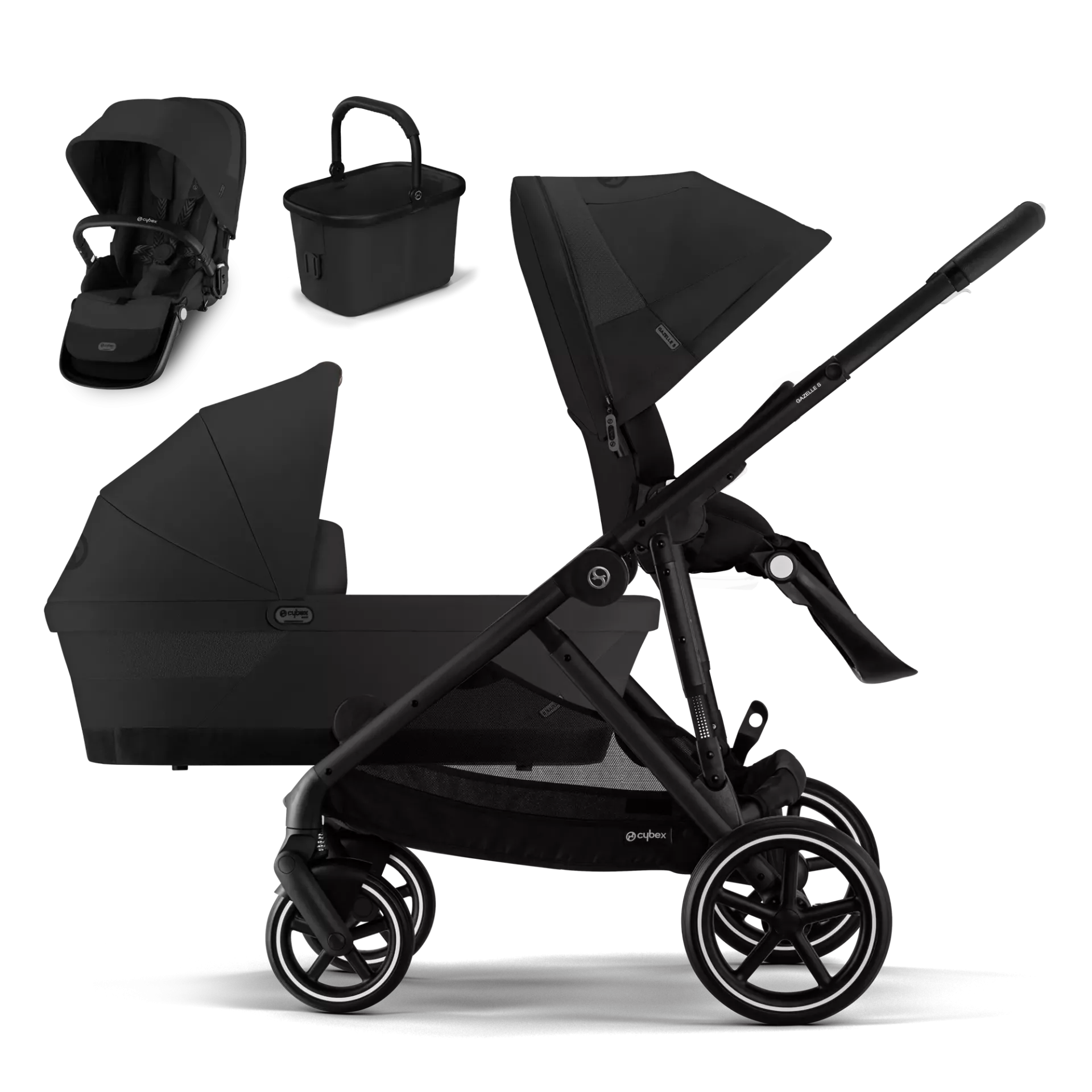 Cybex Gazelle S Duo | Moon Black