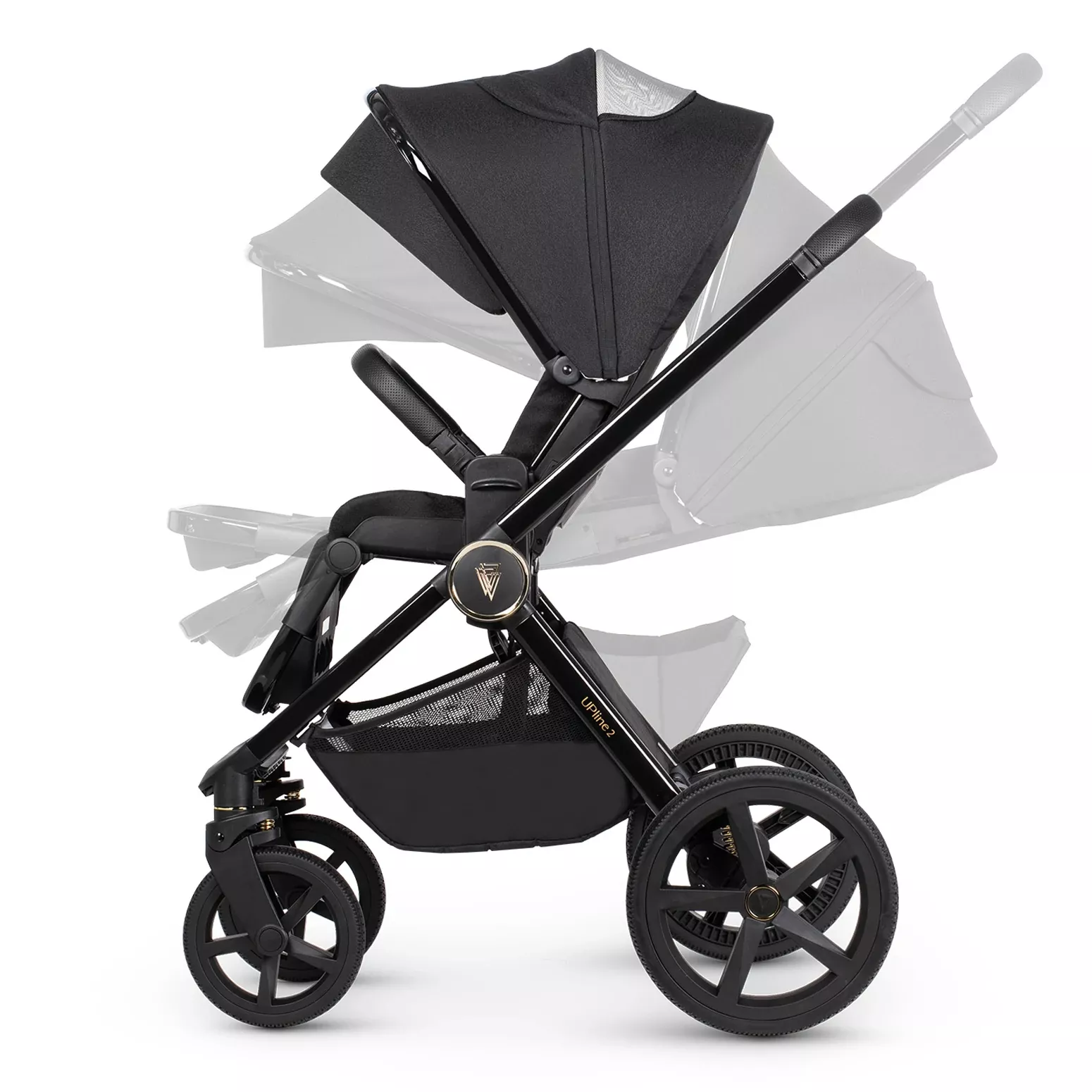 Venicci Upline 2 +AKCESORIA - 2w1 | All Black Venicci Upline 2 +AKCESORIA - 2w1 | All Black