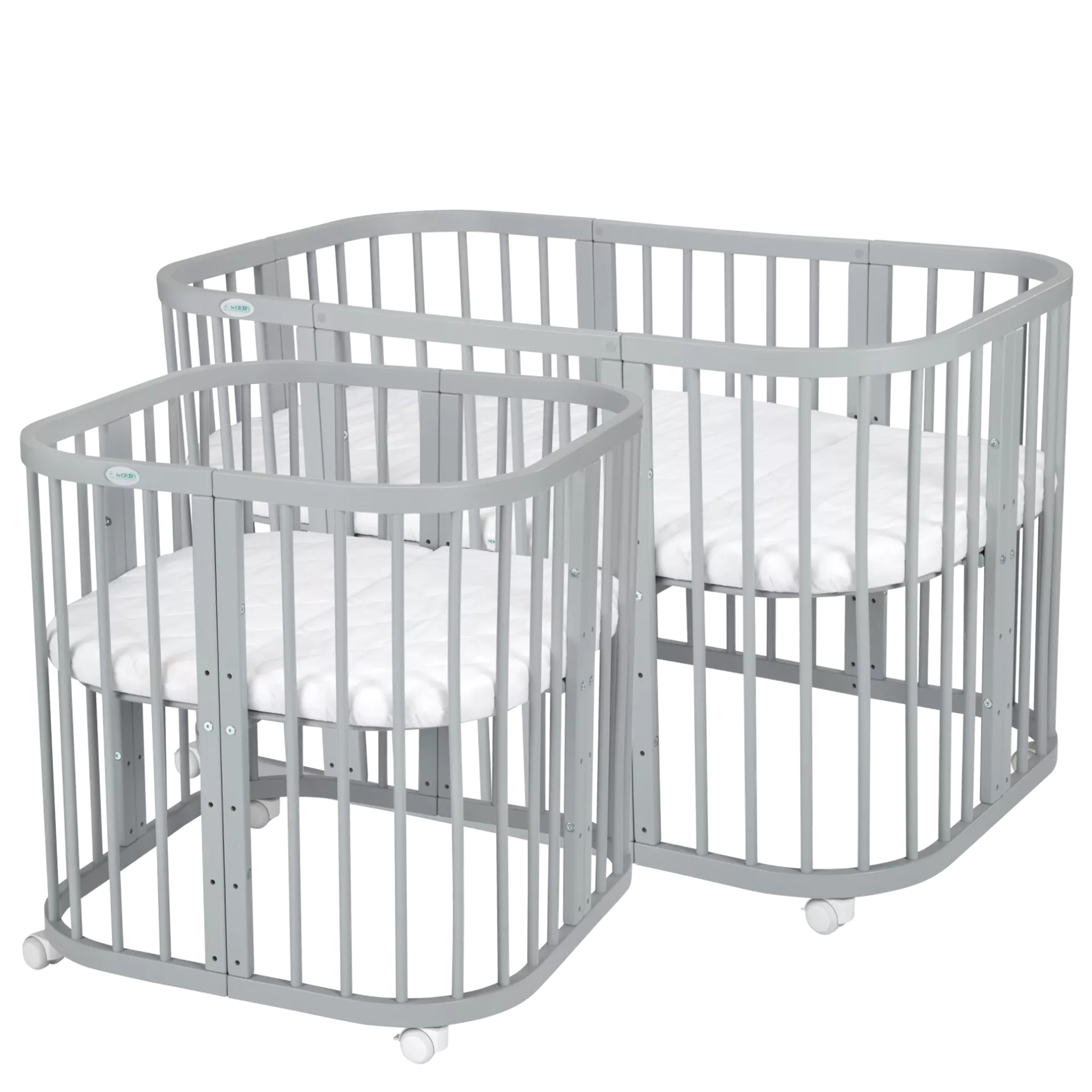 Waldin - łóżeczko 7w1 | Grey