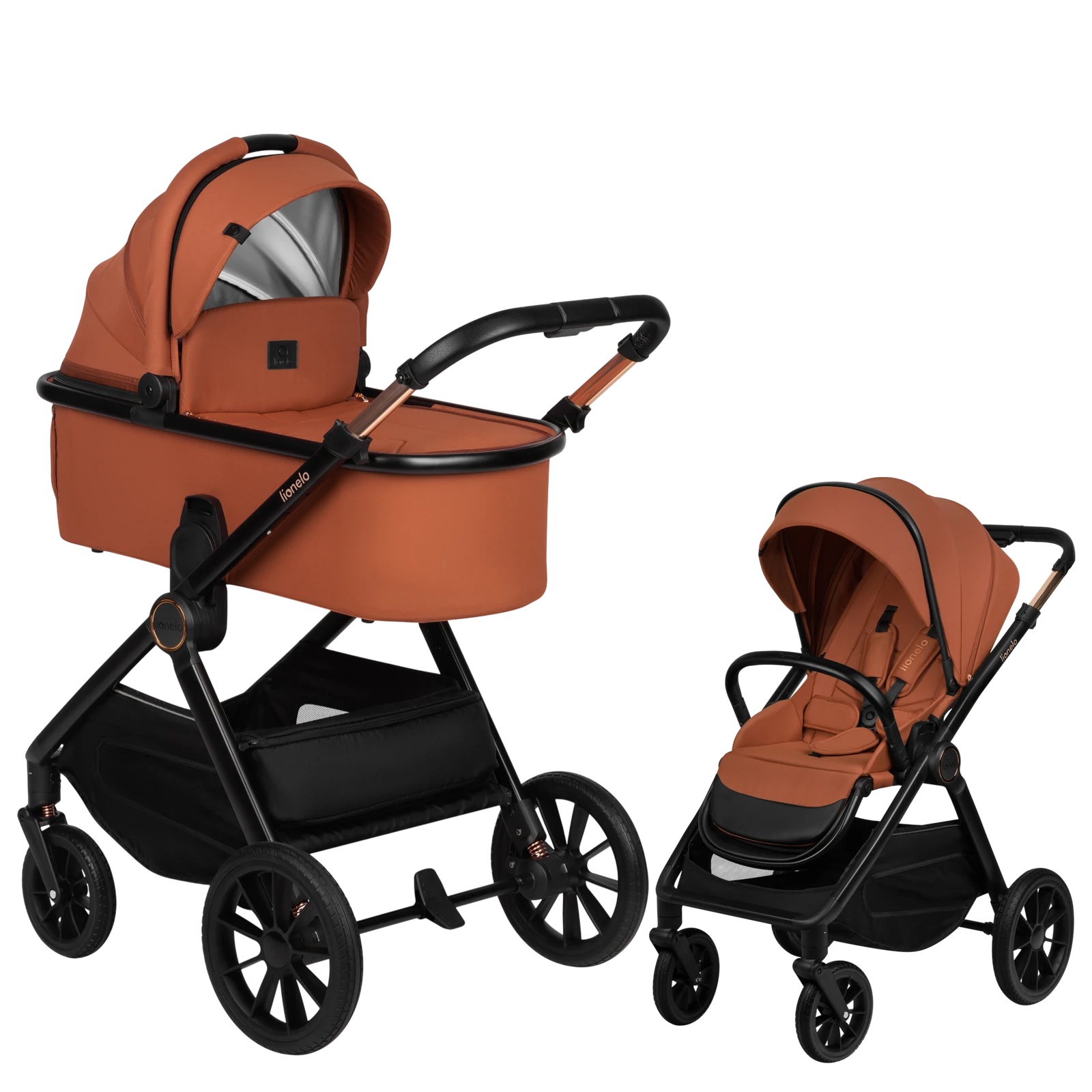 Lionelo Layla - wózek 2w1 | Brown Rust