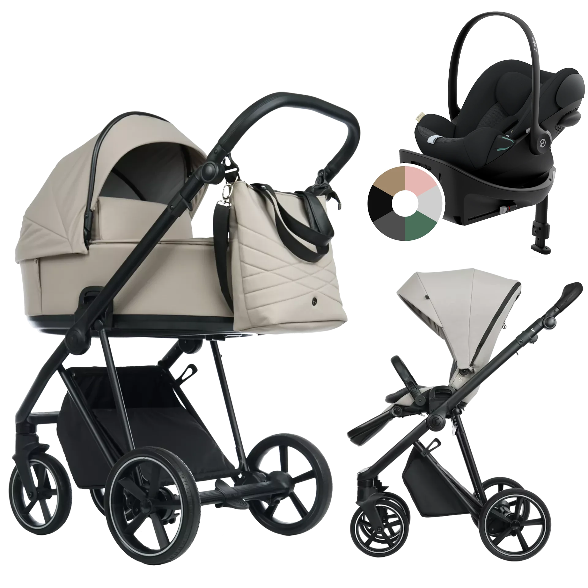 Roan Ivi 2.0 + Cybex Cloud G + baza G +GRATIS - 4w1 | Sesame