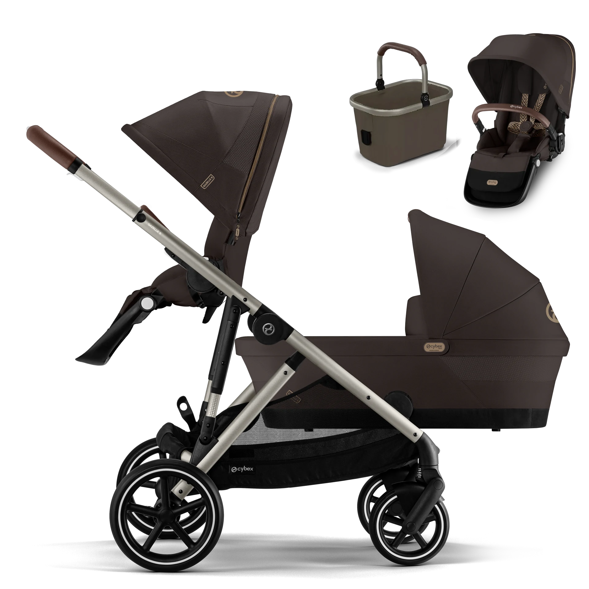 Cybex Gazelle S Duo | Chocolate Brown