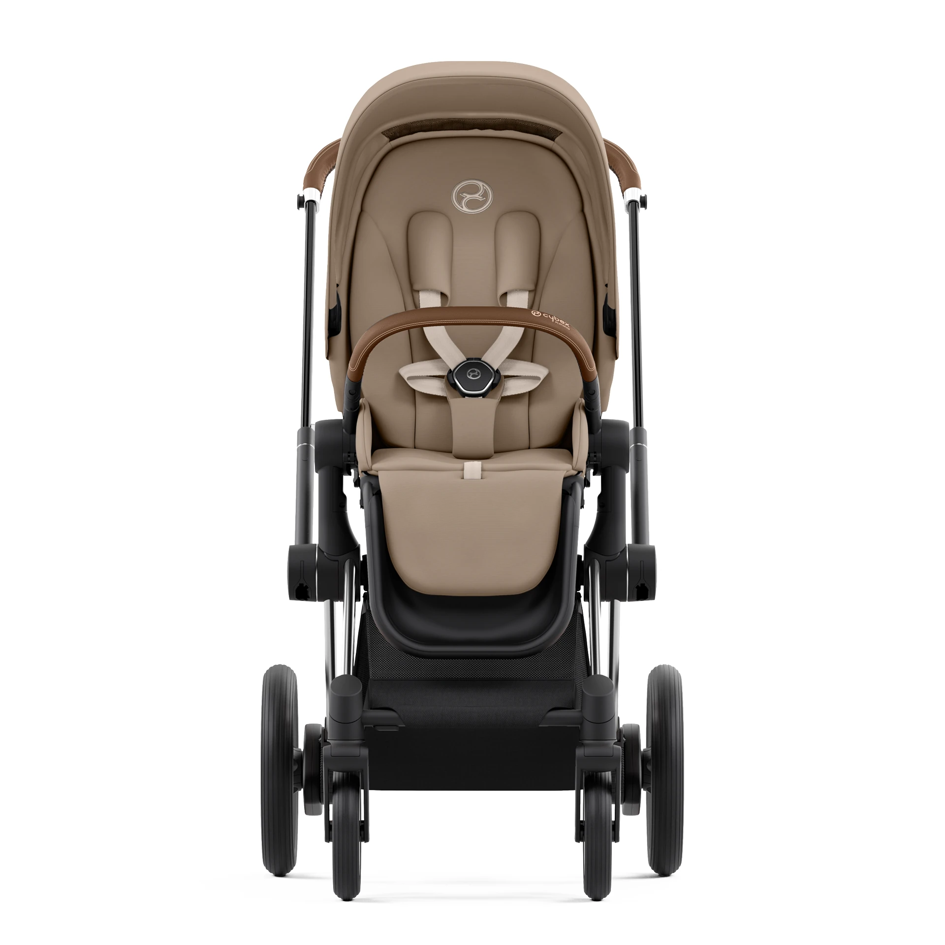 Cybex e-Priam 4.0 - 2w1 | Cozy Beige (Chrome Brown Frame) Cybex e-Priam 4.0 - 2w1 | Cozy Beige (Chrome Brown Frame)