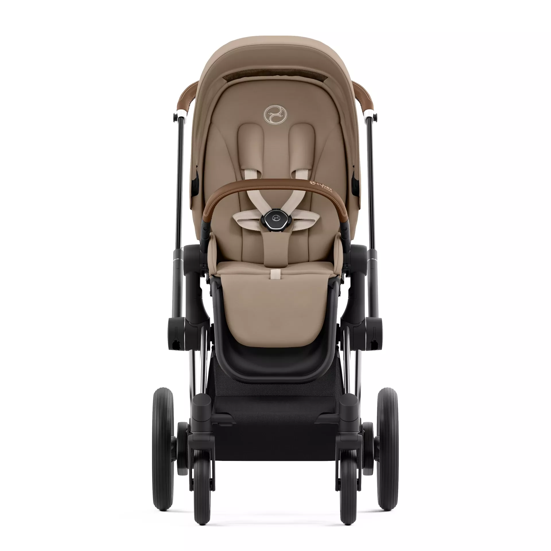 Cybex e-Priam 4.0 - 2w1 | Cozy Beige (Chrome Brown Frame) Cybex e-Priam 4.0 - 2w1 | Cozy Beige (Chrome Brown Frame)