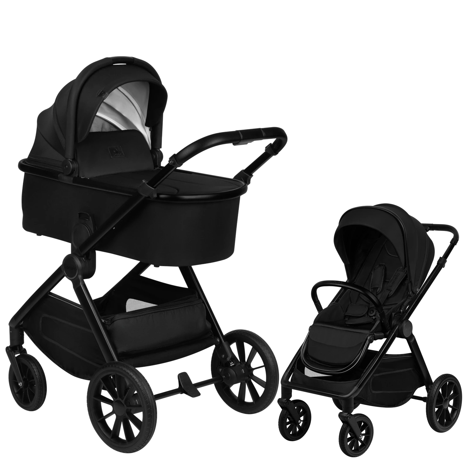 Lionelo Layla - wózek 2w1 | Black Onyx