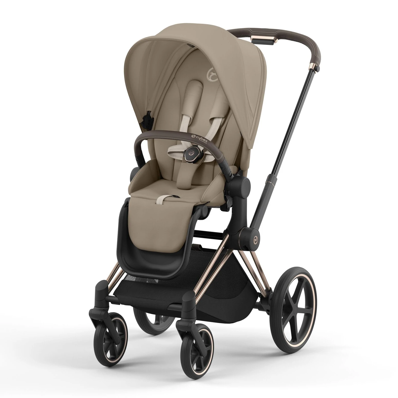 Cybex Priam 4.0 - 2w1 | Cozy Beige (Rosegold Frame)