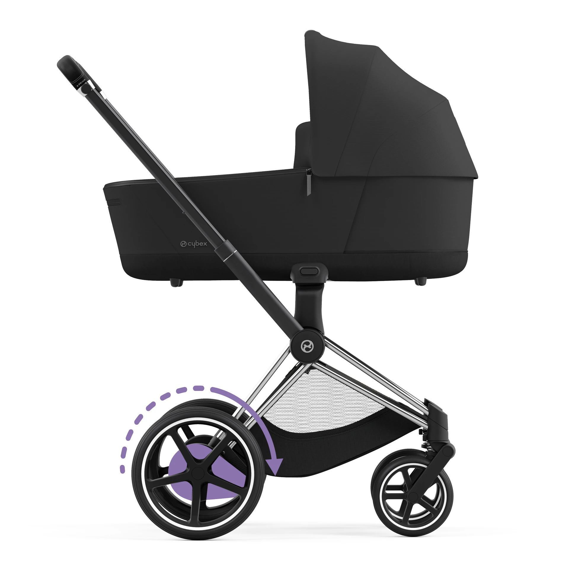 Cybex e-Priam 4.0 - 2w1 | Sepia Black (Chrome Black Frame) Cybex e-Priam 4.0 - 2w1 | Sepia Black (Chrome Black Frame)