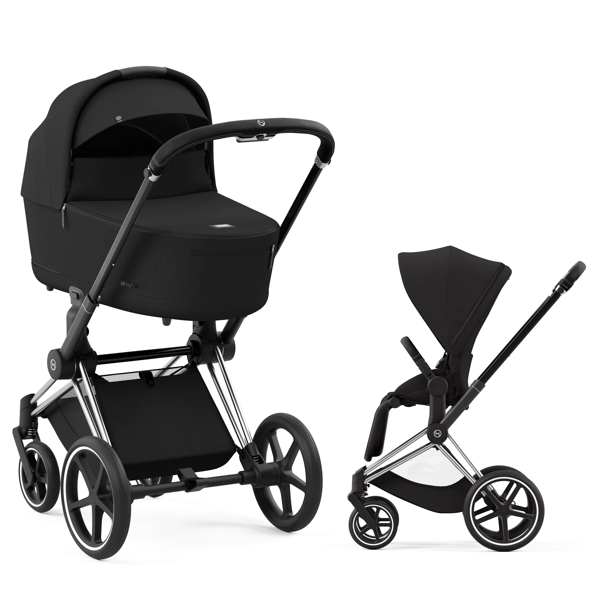 Cybex Priam 4.0 - 2w1 | Sepia Black (Chrome Black Frame)