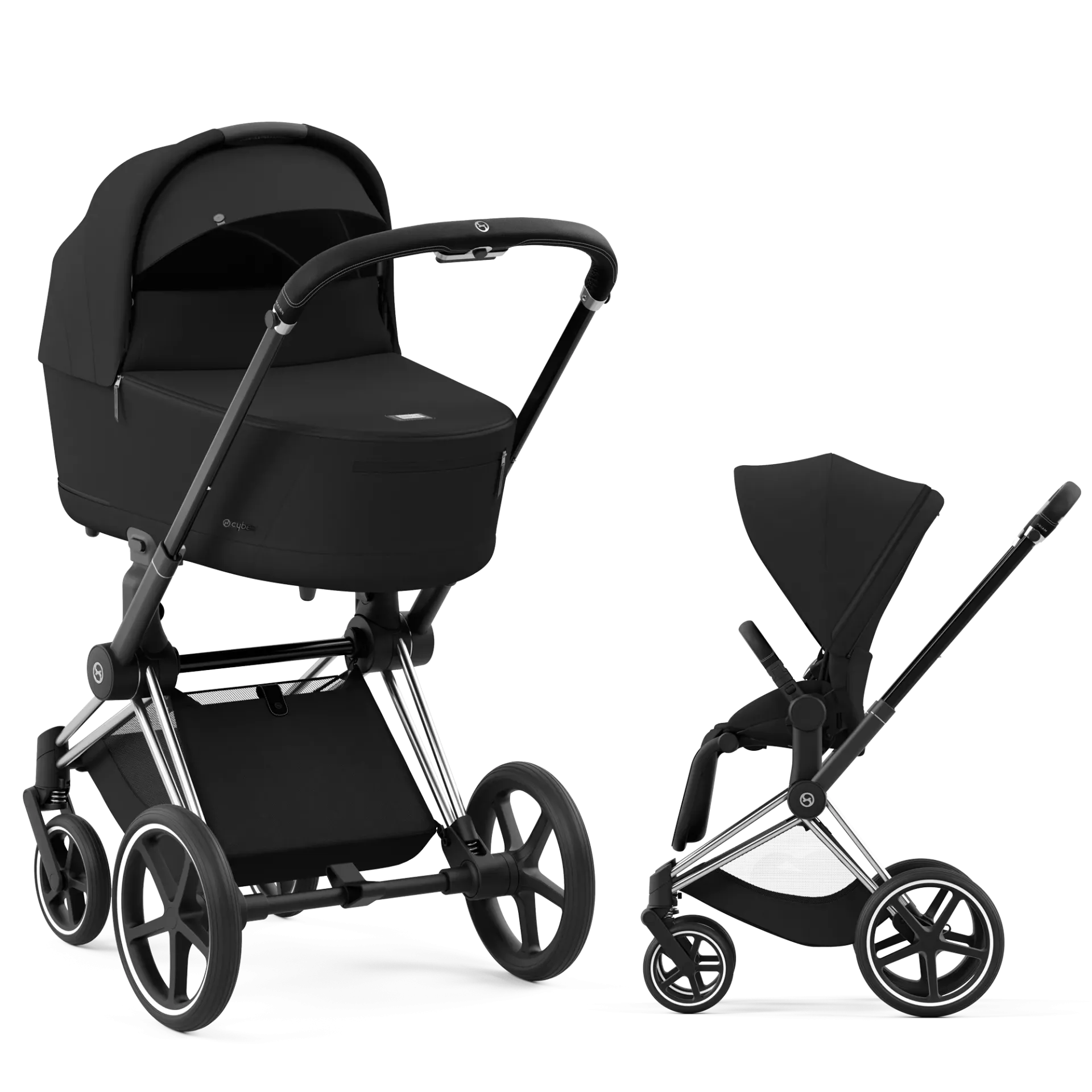 Cybex Priam 4.0 - 2w1 | Sepia Black (Chrome Black Frame)