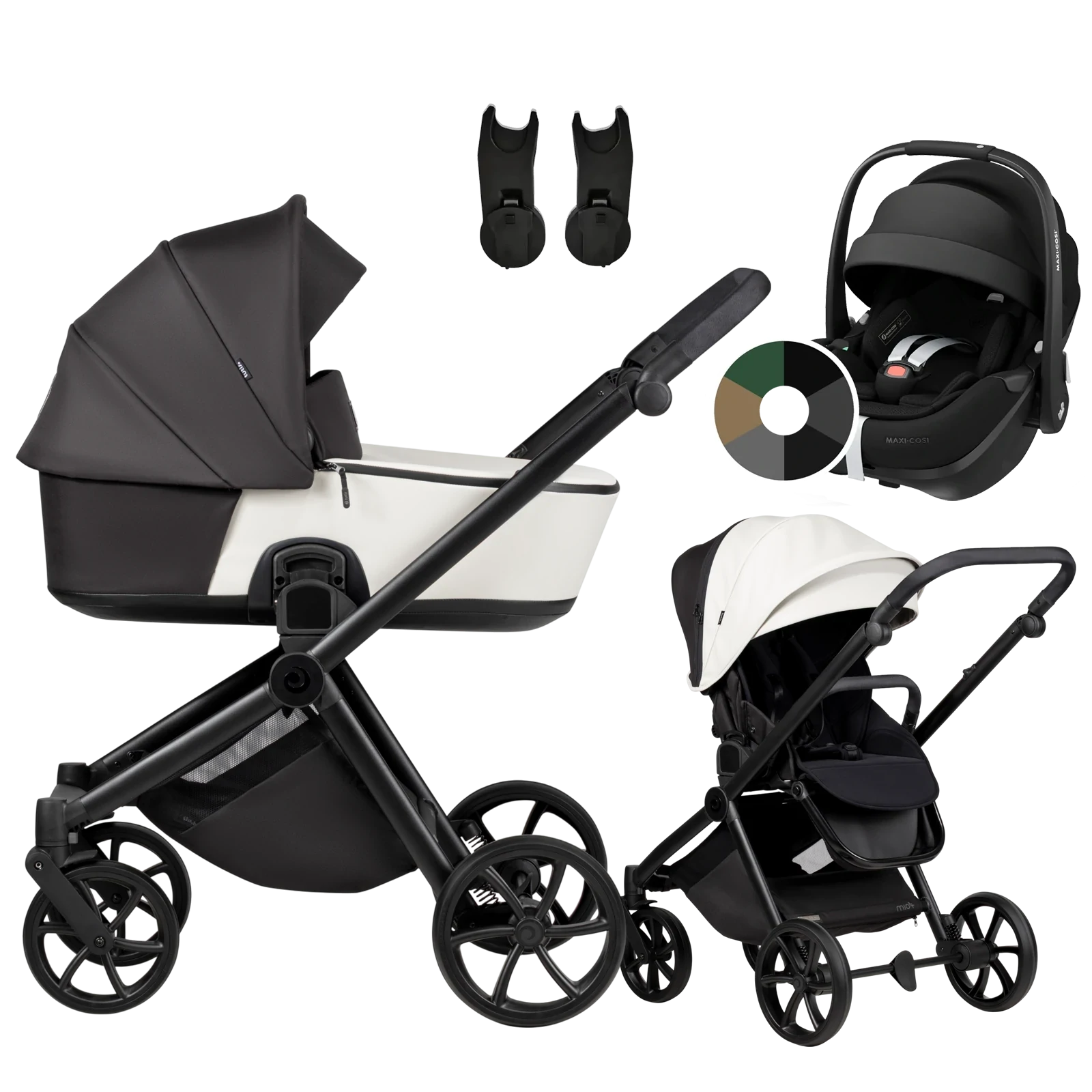 Tutis Mio 3 Plus + Maxi-Cosi Pebble 360 Pro2 + GRATIS - 3w1 | 200 Silver Grey
