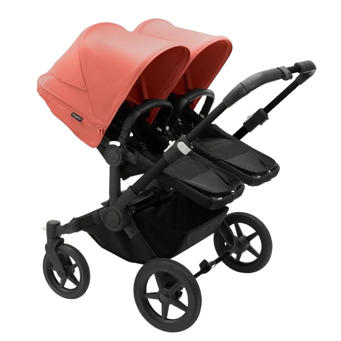 Bugaboo Donkey 5 Twin | Black-Midnight Black-Sunrise Red