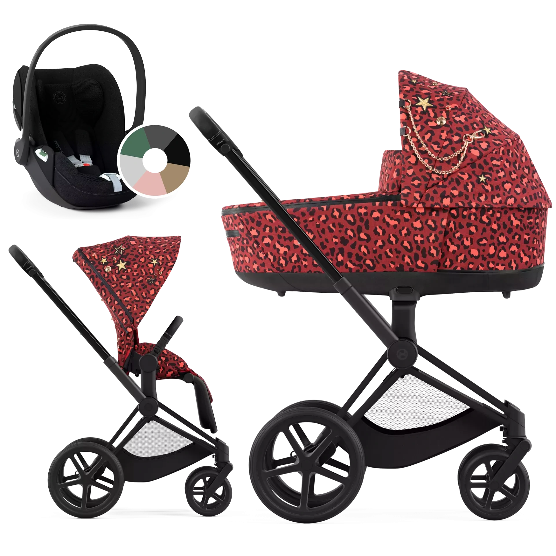 Cybex Priam 4.0 + Cybex Cloud T i-Size - 3w1 | Rockstar - Design Collaborations