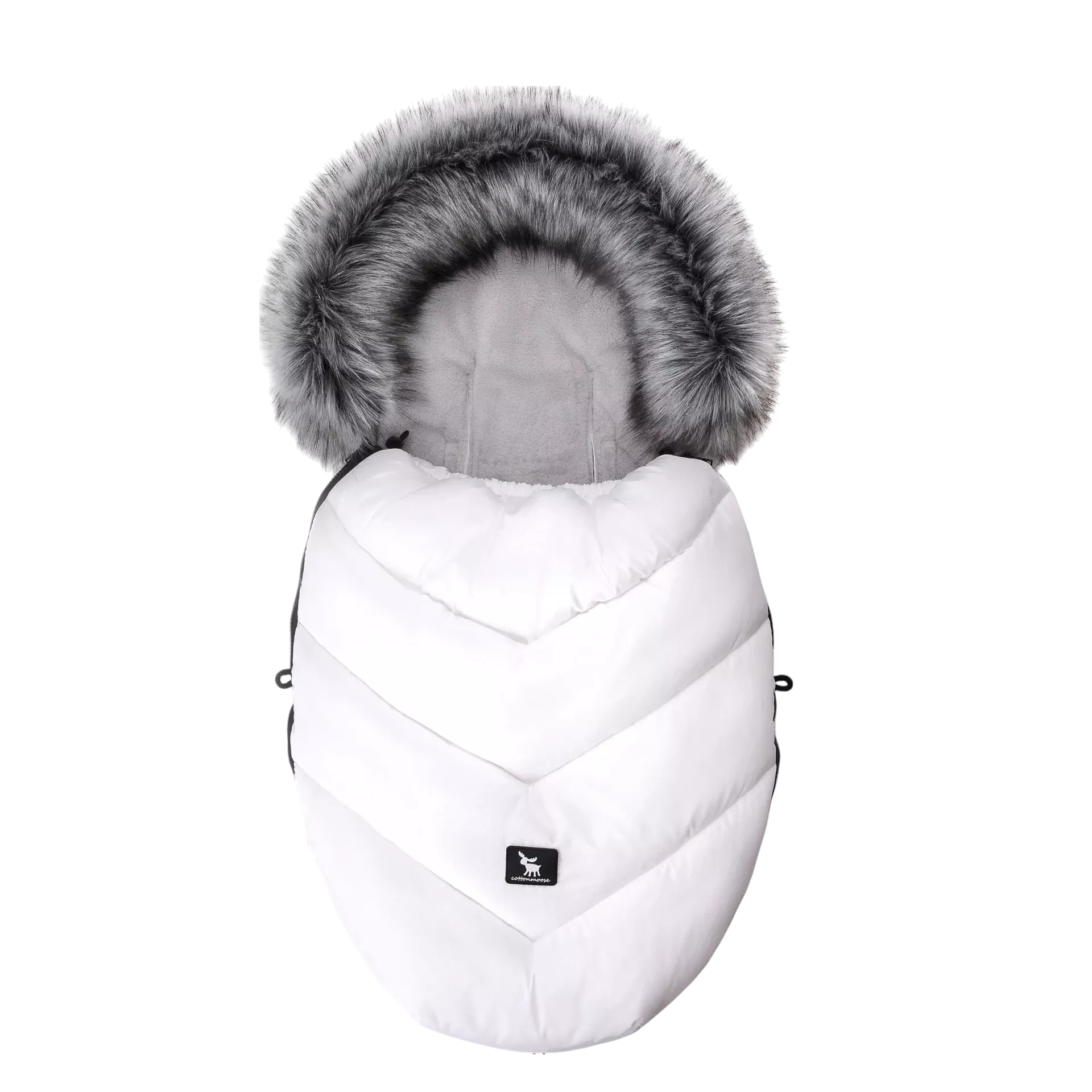 Śpiworek Cottonmoose Mini Moose | White