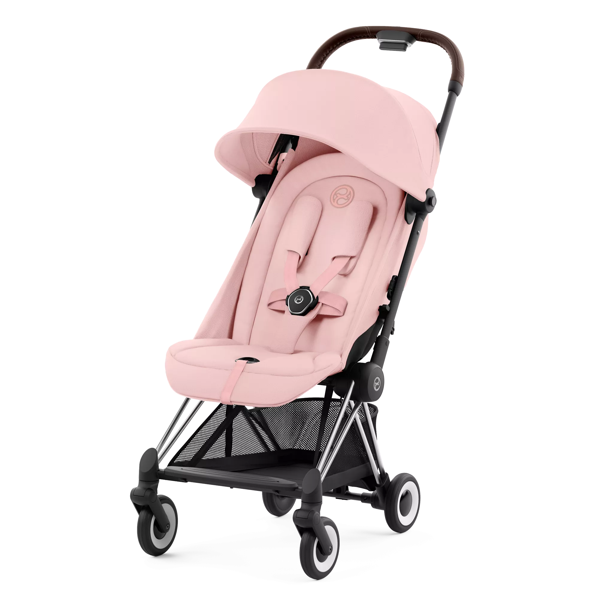 Cybex Coya | Peach Pink (Chrome Frame) Cybex Coya | Peach Pink (Chrome Frame)