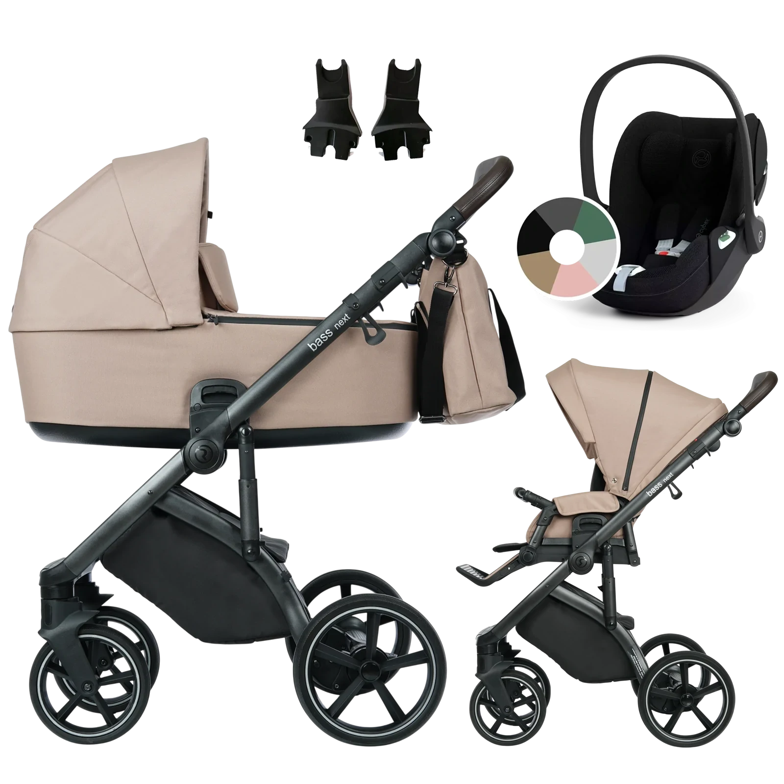Roan Bass Next + Cybex Cloud T i-Size +GRATIS - 3w1 | Amber