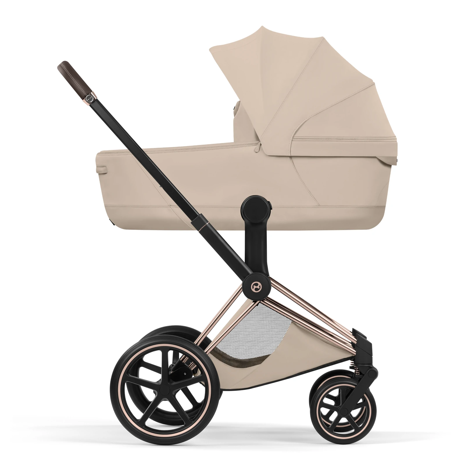 Cybex Priam 5.0 - wózek 4w1 | Cozy Beige - Rosegold (Style)