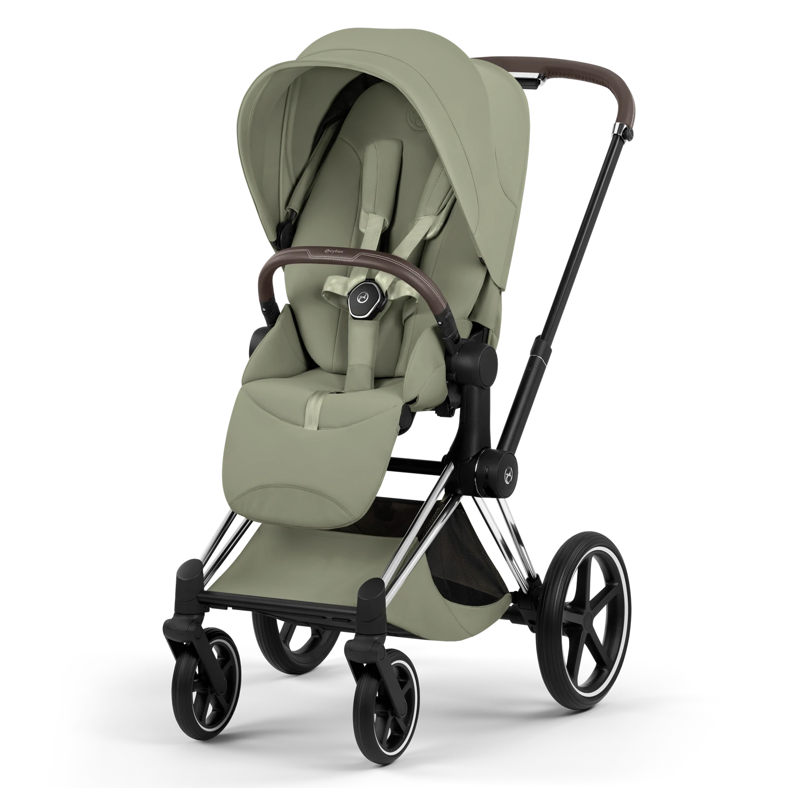 Cybex Priam 5.0 - wózek spacerowy | Sage Green - Chrome (Style)