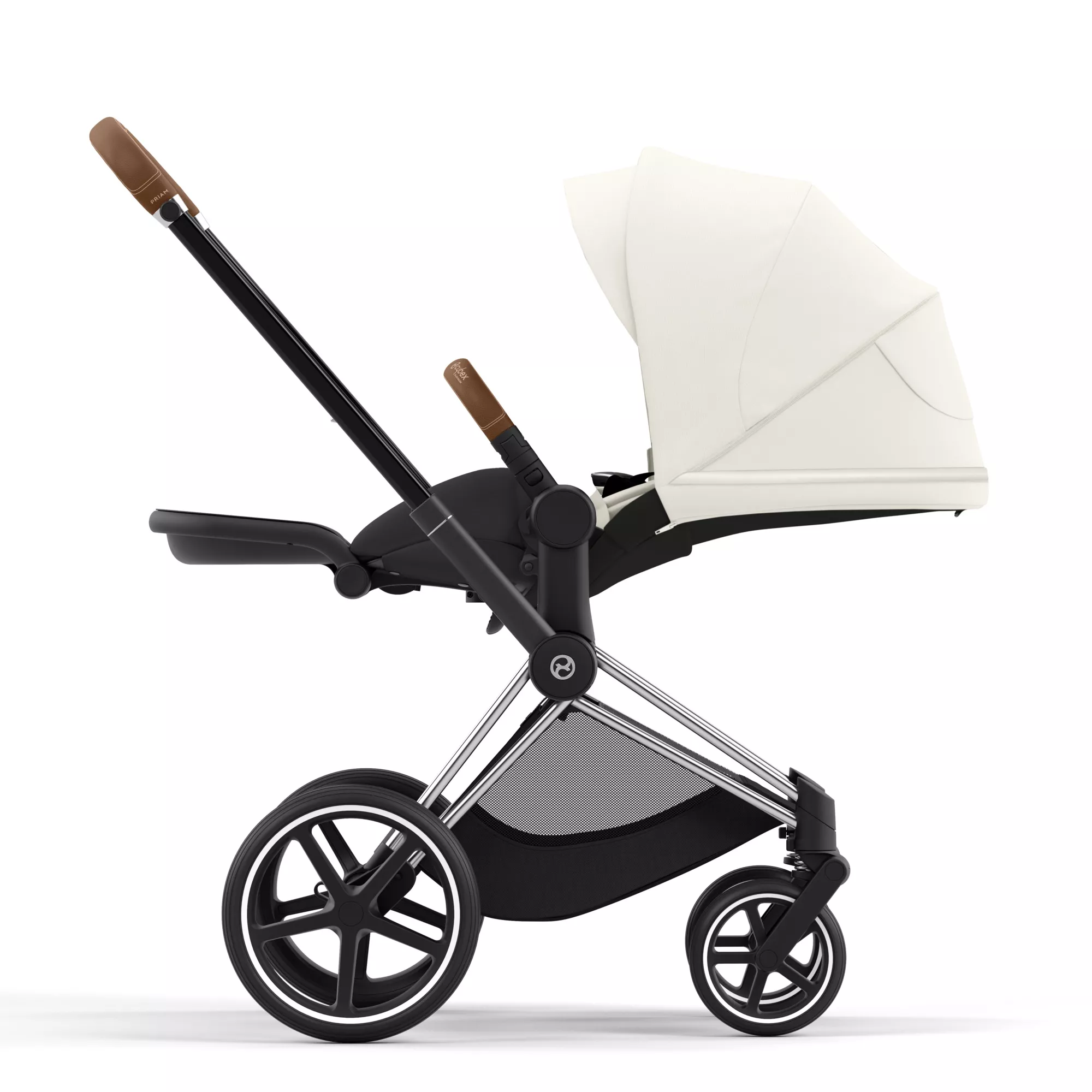 Cybex Priam 4.0 - 2w1 | Off White (Chrome Brown Frame) Cybex Priam 4.0 - 2w1 | Off White (Chrome Brown Frame)