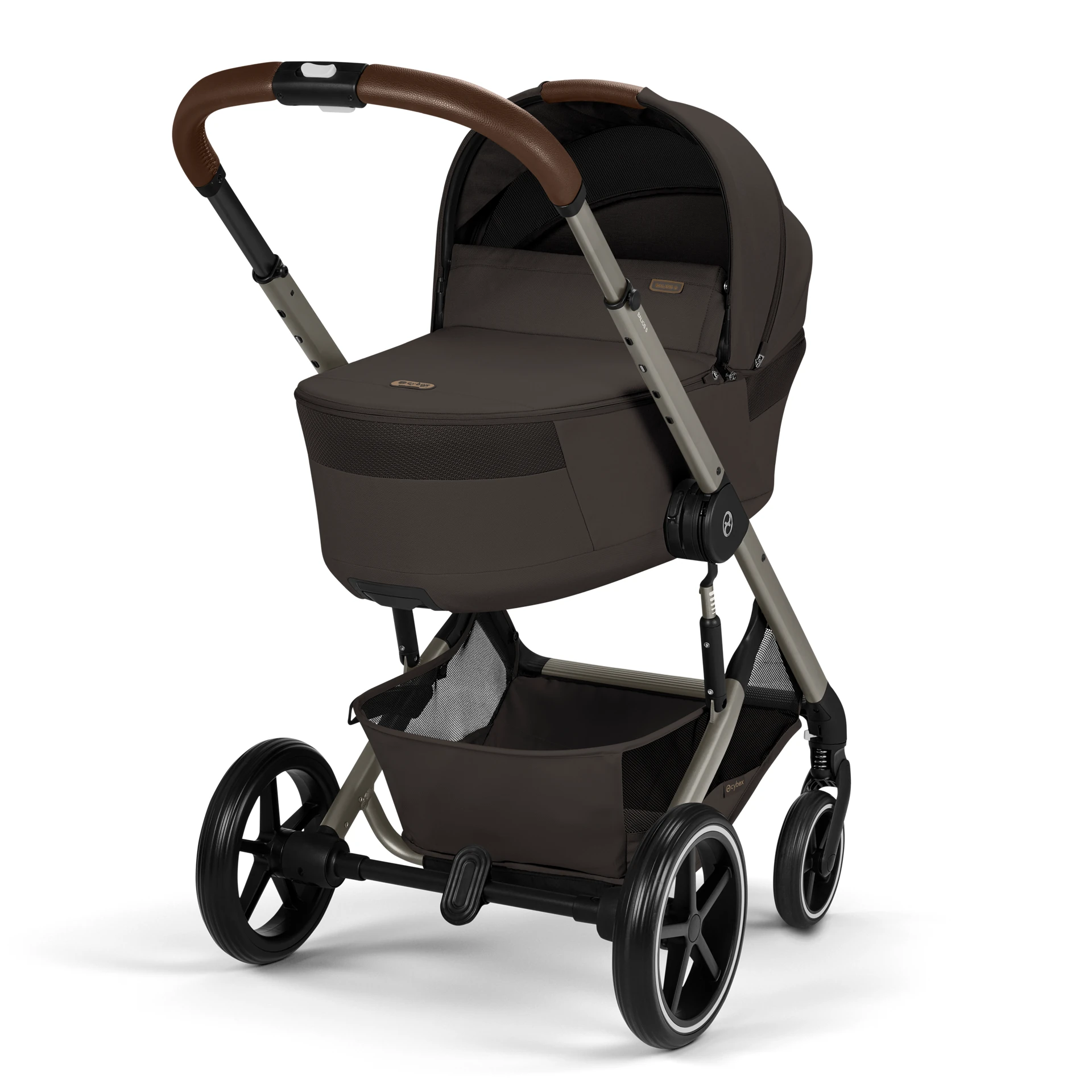 Cybex Balios S Lux Fold - 2w1 ze składaną gondolą | Chocolate Brown